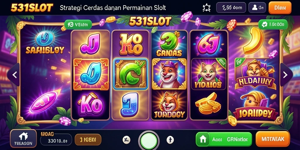 Tampilan menarik dari gameplay strategi 531SLOT.