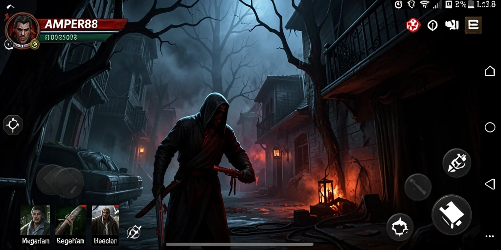 Tampilan gameplay AMPER88 yang menegangkan dan penuh misteri.