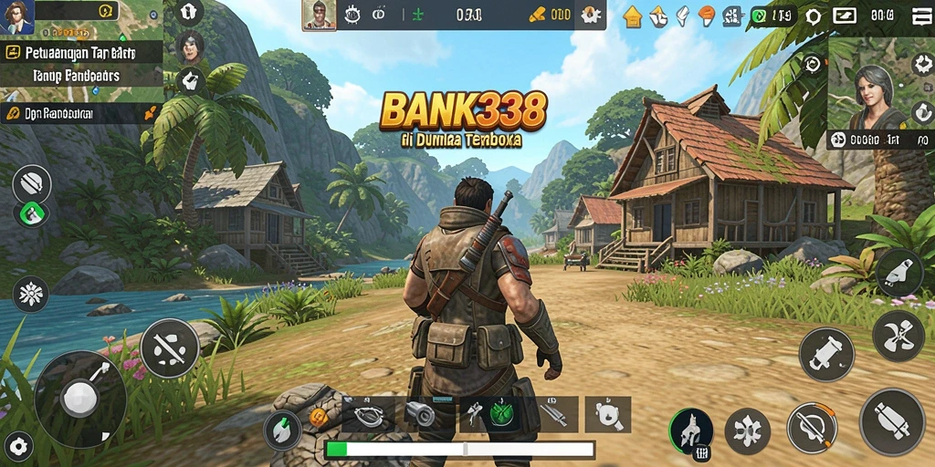 Tampilan gameplay BANK338 yang menakjubkan di dunia terbuka.