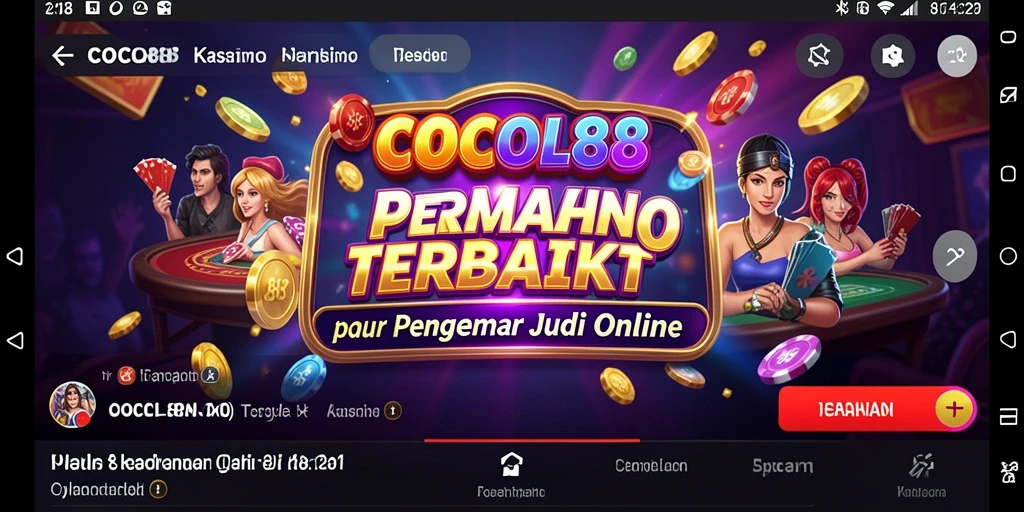 Tampilan gameplay COCOL88 yang menarik dan penuh aksi.
