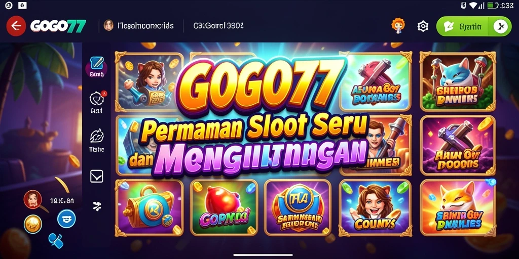 Screenshot permainan Slot GOGO77 yang memperlihatkan gameplay yang seru.