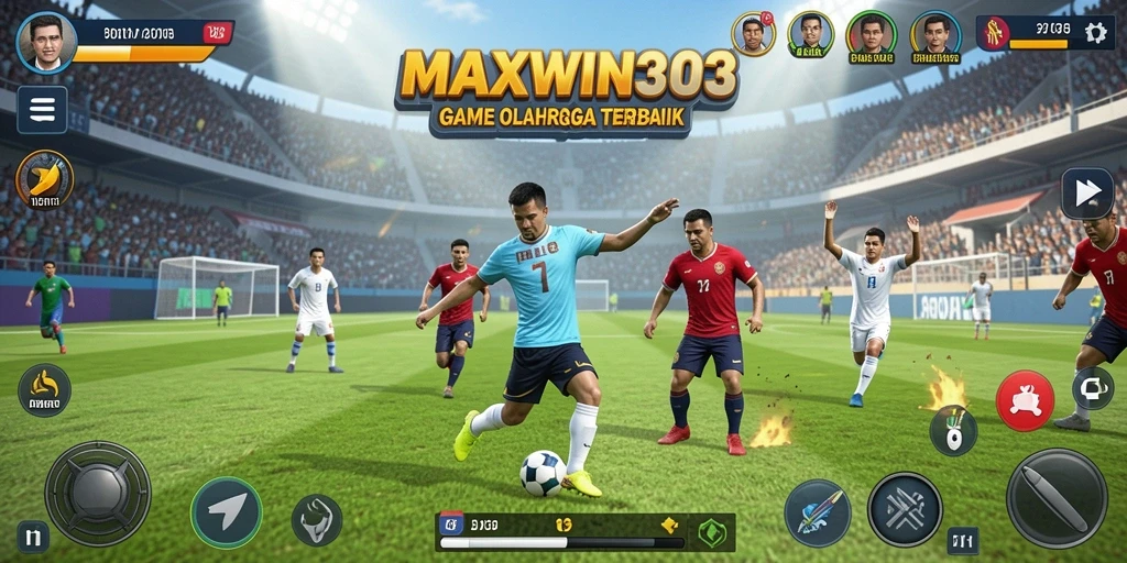 Tampilan gameplay mendebarkan dari MAXWIN303 yang penuh aksi olahraga.