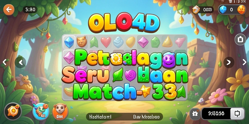 Tampilan gameplay menarik dan penuh warna dalam OLLO4D.