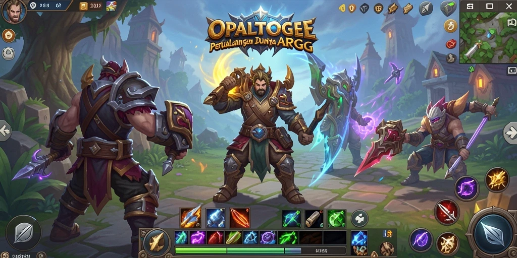 Tampilan gameplay menarik dari OPALTOGEL yang memukau.