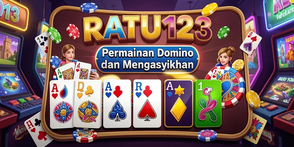 Tangkapan layar gameplay RATU123 menampilkan suasana seru permainan Domino.